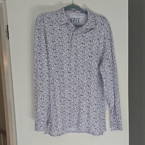 2 IBKUL Men's Long Sleeve Golf Shirts